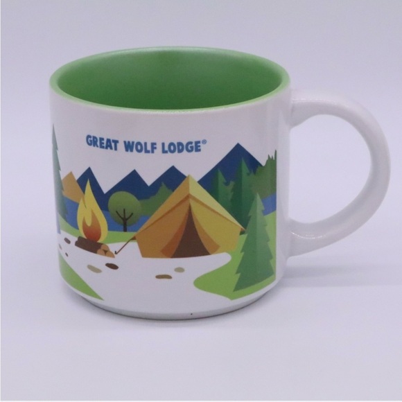 GREAT WOLF LODGE CAMPING COFFEE MUG SOUP HOT CHOCOLATE - Picture 1 of 4